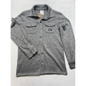 NCAA BYU Cougars Men's Gray Shacket, Size S, New With Tags